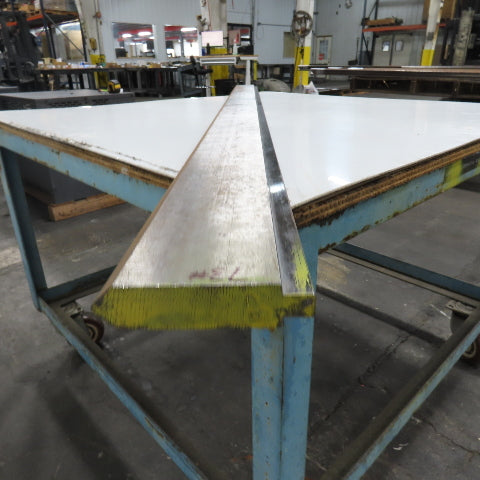 72" Long 90° V-Forming Press Brake Die Punch 4-3/16" W 15/16" Thick 1/2" Tang