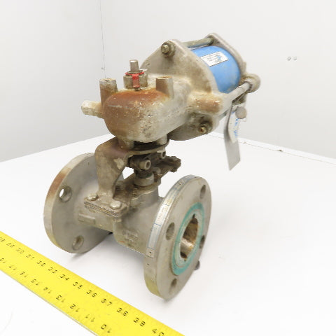 Jamesbury ST50E 2" Stainless Steel Ball Valve Kentrol Pneumatic Actuator