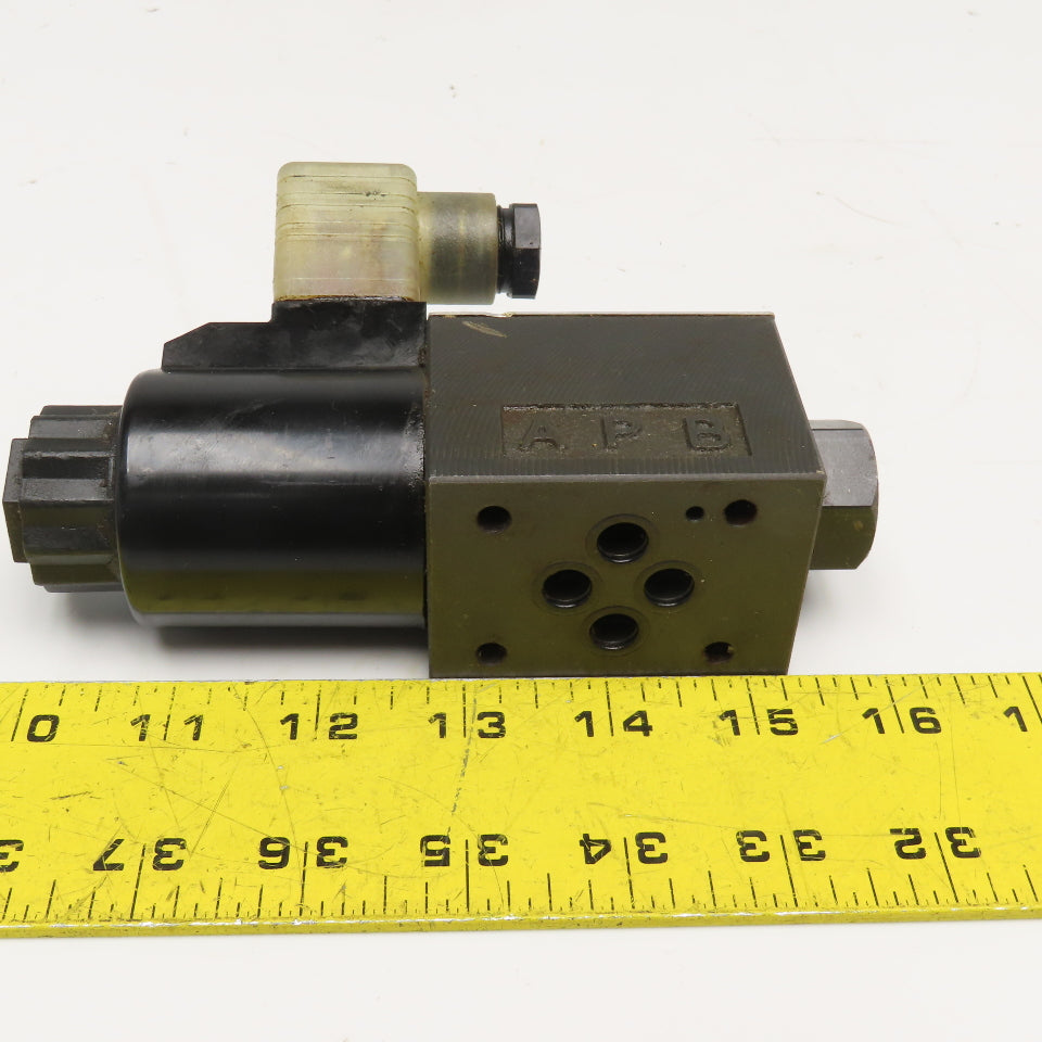 Hidraman SWH-G02-B2-D24-20 4/3 Position Closed Center Hydraulic Valve 24V Coil