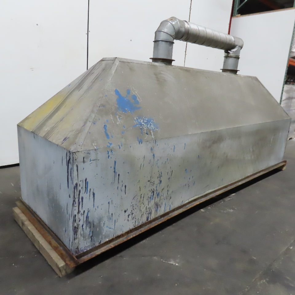 123" x 35" x 43" Tall Large Industrial Vent Draft Extraction Hood