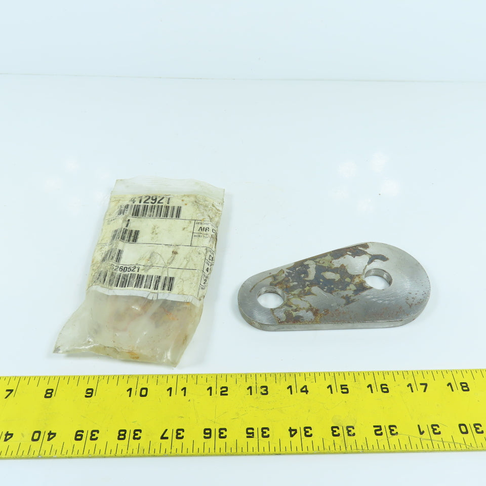 412921 Air Cylinder Steel Link Plate 0.775" x 0.775" ID