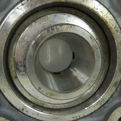 Link Belt FE-U339 4-Bolt Flange-Mount Ball Bearing 2-7/16" Bore
