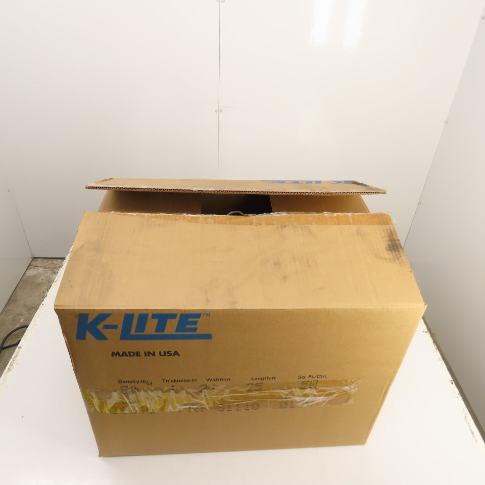 K-Lite RCF Refractory Ceramic Fiber Blanket 8# lb/cf 1" x 24" x 25' L