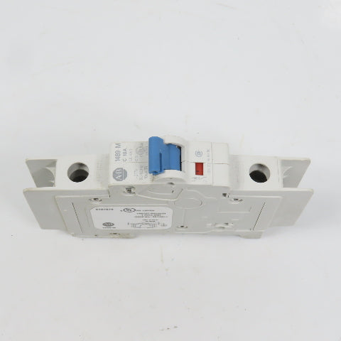 Allen Bradley 1489-M1C100 Ser D 10A Single 1-Pole Circuit Breaker 277V