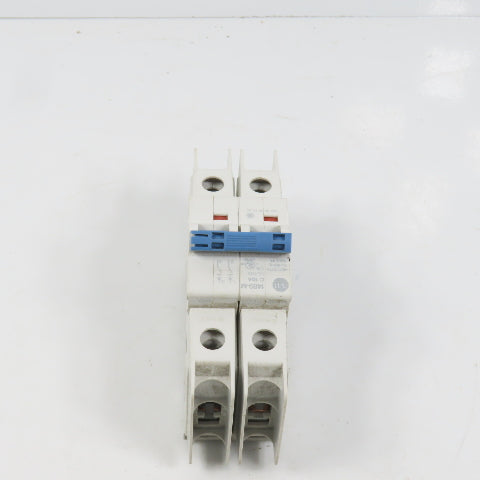 Allen Bradley 1489-M2C100 Ser D 10A Two 2-Pole Circuit Breaker 480/277V