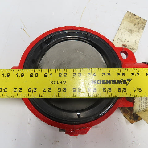 Bray 5-1/2" ANSI150 CI 125 Wafer Butterfly Valve 316SS 250PSI