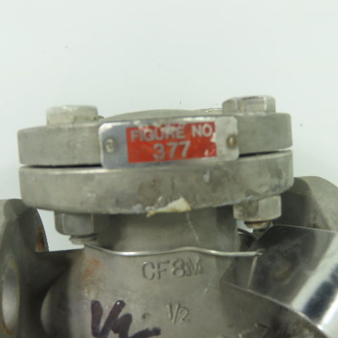 Aloyco Fig 377 1/2" Check Valve CF8M