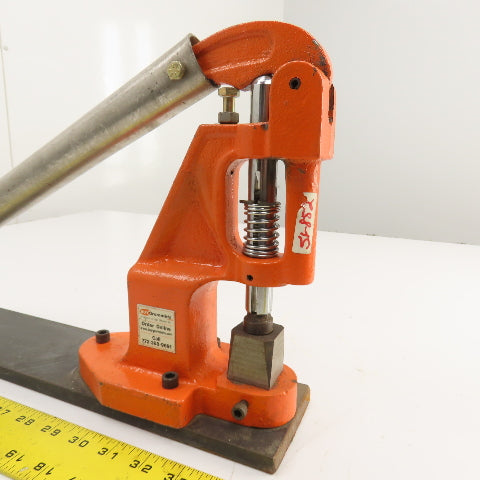 Buy Grommets.com Hand Press Grommet Machine 3/4" Ram W/ Adjustable Stop