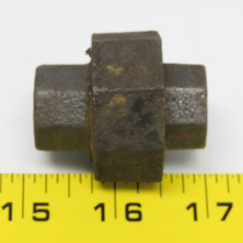 Grinnell Union 1/4" NPT Class 150 Black Pipe Malleable Iron Fitting Lot of 6