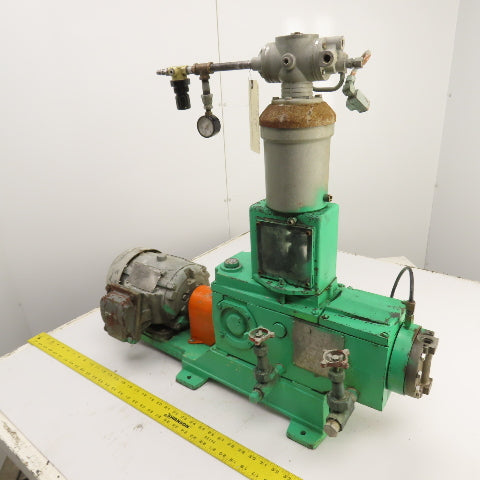 Pulsafeeder 7120-S-AP 1HP Diaphragm Metering Pump 25GPH 3PH & Conoflow Actuator