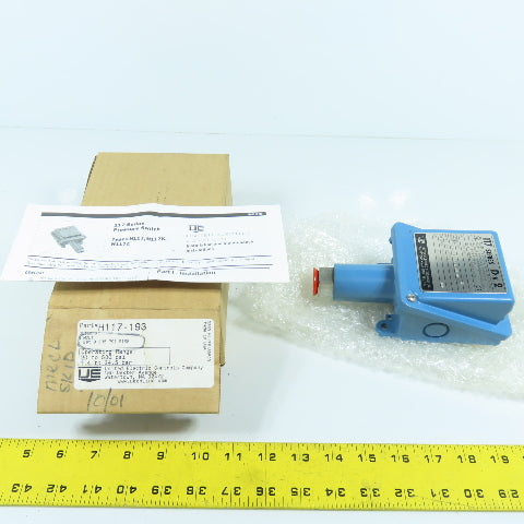 United Electric H117-193 117 Series Pressure Switch 20-500PSI NEW