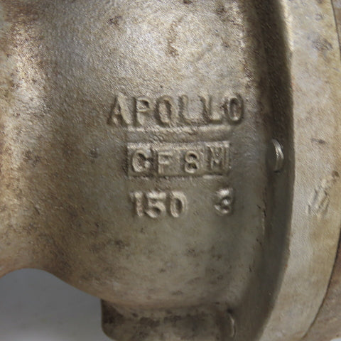 Apollo 97A10024 3" Flanged Ball Valve CF8M RPTFE 316SS