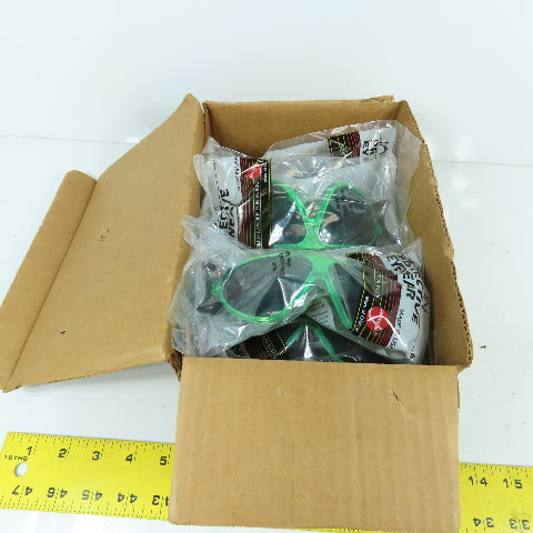 Jackson 1426-0046 Protective Eyewear Safety Glasses Green Lot Of 6