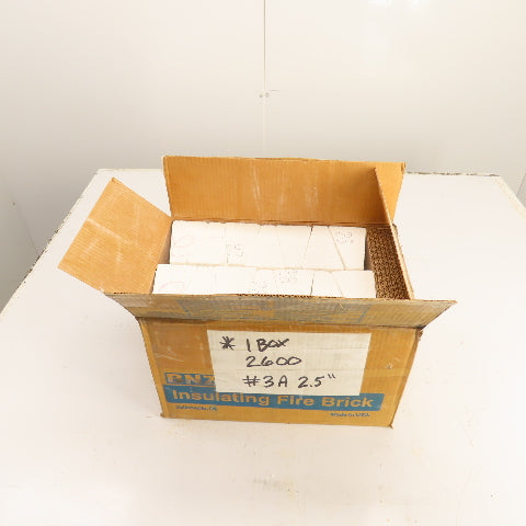 BNZ No.3 Arch Insulating Fire Brick 2600° 9" x 4.5" x 2.5" Box Of 14