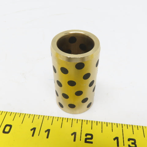 Oiles MPBZ2050 20mm ID X 28mm OD X 50mm Brass Graphite Bushing Bearing Sleeve