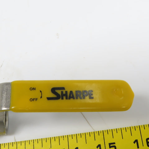 Sharpe CF8M 3/8" FNPT Stainless Steel Full Port Ball Valve 1000 CWP