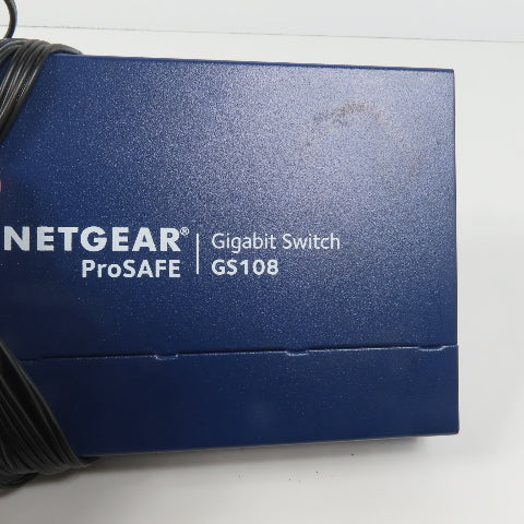 Netgear GS608v3 & GS108v4 8-Port Ethernet Switches W/ 1 Power Supply Lot Of 2