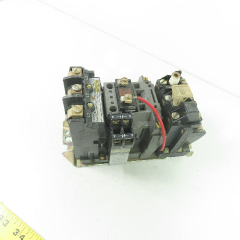 Allen Bradley 520F-A0D Size 0 3-Pole Reversing Motor Starter 5HP 600VAC 18A