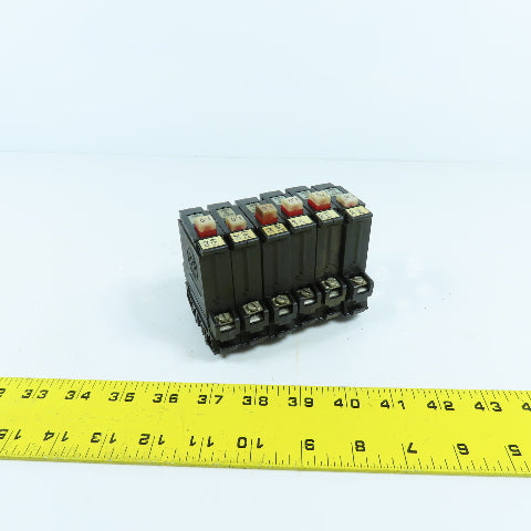 Allen Bradley 1492-G010 Ser B 1.0A Amp Single Pole Circuit Breaker 250VAC Lot/6