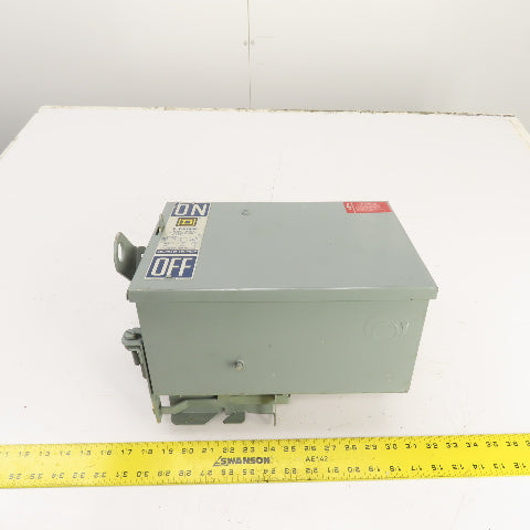 Square D PQ-3603G I-Line Fusible Busway Plug Switch Unit 30A 3P 3W 600V