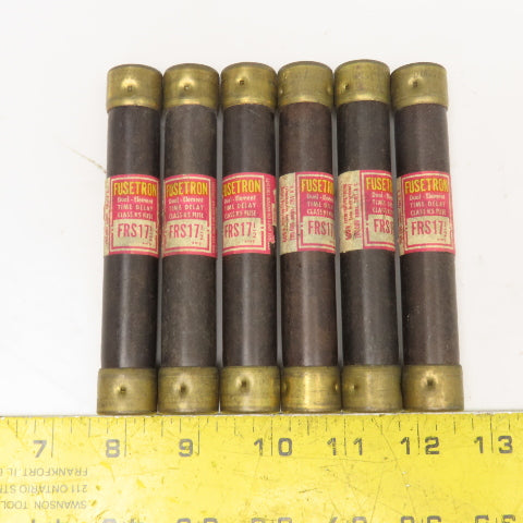 Bussmann FRS-R-17-1/2 17-1/2A 600V Time Delay Class RK5 Fuse Lot Of 6