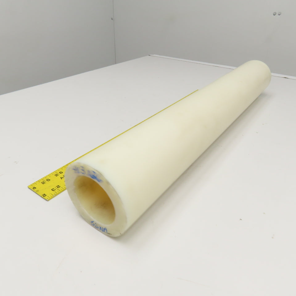 4" OD x 2-3/4" ID UHMW Hollow Tube Bar Stock 27"
