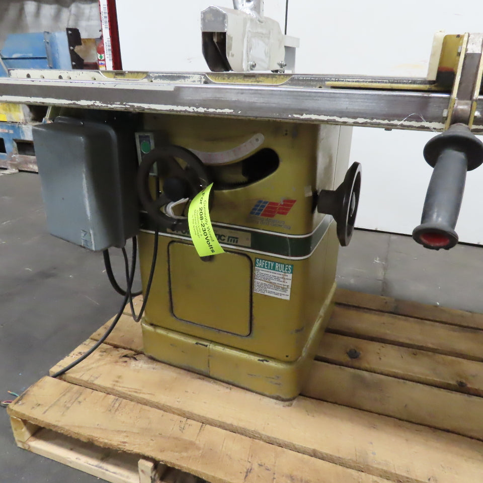 Powermatic Model 66 10" Tilting Arbor Table Saw 3Ph 230/460V W/ Extention Table