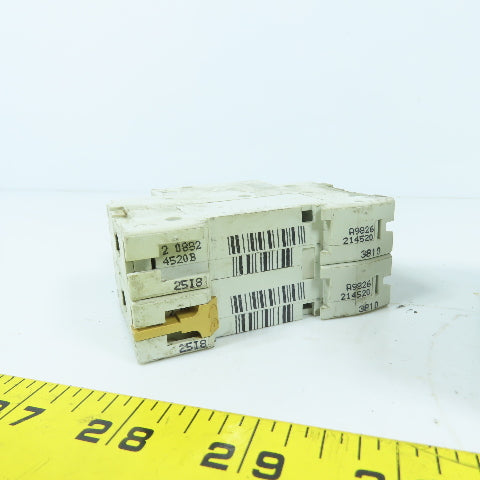 Merlin Gerin 24520 C60N Type D 6A 2-Pole Circuit Breaker 480VAC Lot Of 7