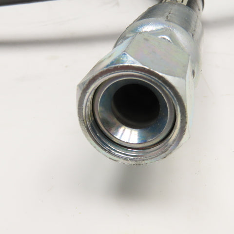 Parker 1/2" (-8) JIC Female Swivel Straight x 90° Ends Hose Assembly 3000PSI 40"