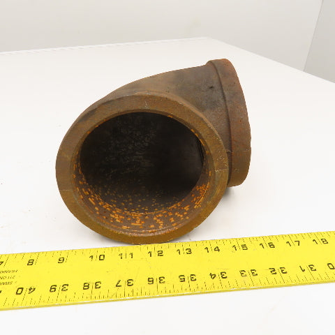 4" NPT Black Iron Pipe 90° Elbow USA