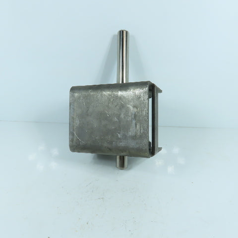 Custom Made 8V V-Belt Drive Pulley & Shaft Mounted With 2 Bearings 1" Shaft