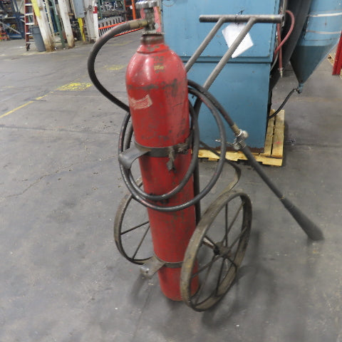 Portable Wheeled Carbon Dioxide Stored Pressure Fire Extinguisher