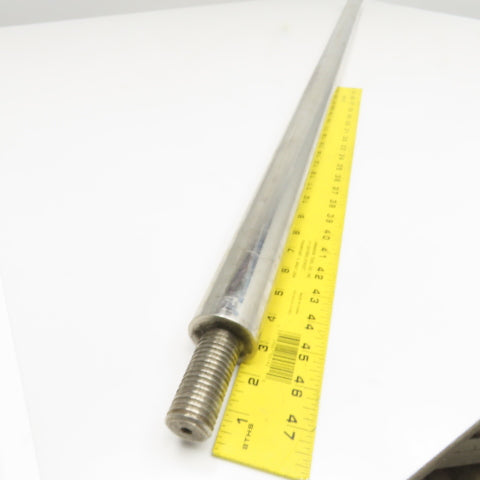 1-3/4" Stainless Steel Shaft Valve Stem 1-3/4-5 UNC x 1"-8 Threaded 54" OAL