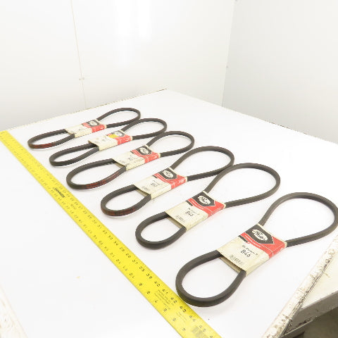 Gates Hi-Power II B46 B-Section V-Belt 21/32" x 49" Long Lot Of 6