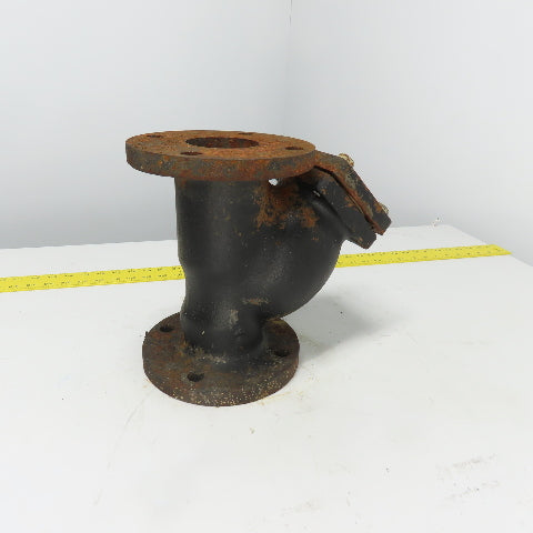 Keckley Style A 3" Flanged Cast Iron Y Strainer 125LB
