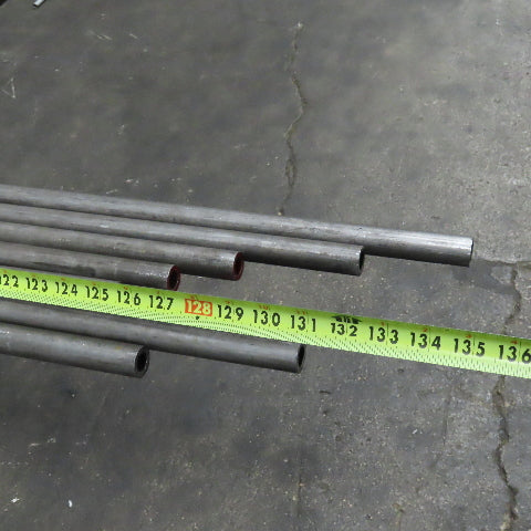 7/8" x 1/2" ID Carbon Steel Seamless Tubing 125" Lot Of 7