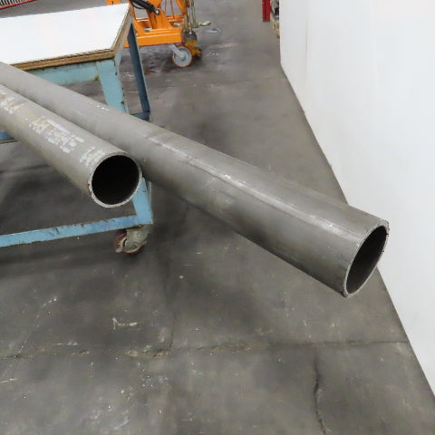 2-1/2" x .120" Wall Carbon Steel Tube HT# 4145562 120", 136" Lot Of 2