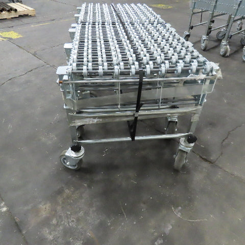 Nestaflex 376 24" Flexible Expandable Skate Wheel Conveyor 60-102"