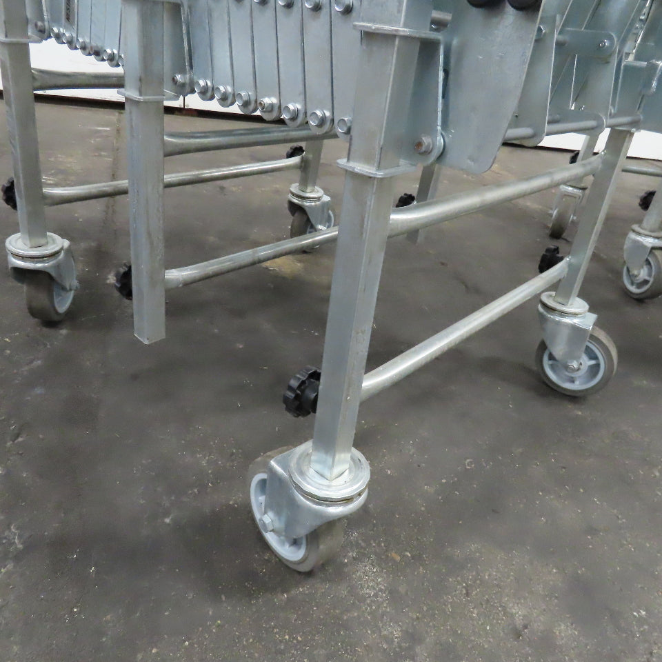 Nestaflex 376 24" Flexible Expandable Skate Wheel Conveyor 36"-75"