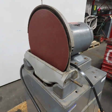 Rockwell 31-426 12" Pedestal Disc Sander 1/2Hp 208V 3Ph 1725 RPM