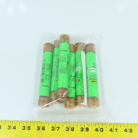 Bussmann Fuseton FRS-R-20 Energy Efficient 20A Time Delay Fuses 600VAC Lot Of 6