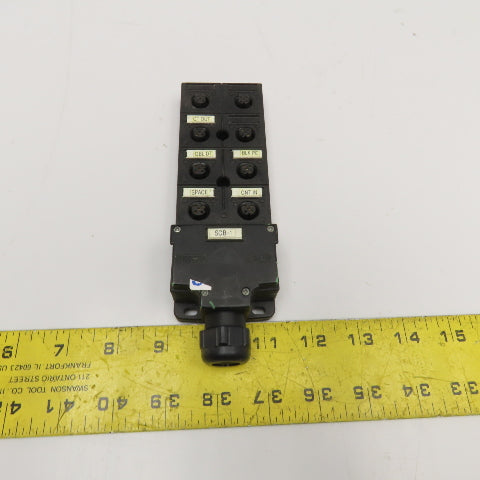 Balluff C04 T8L-PG-13-E SACB 120V AC/DC 8 Port Interface Module