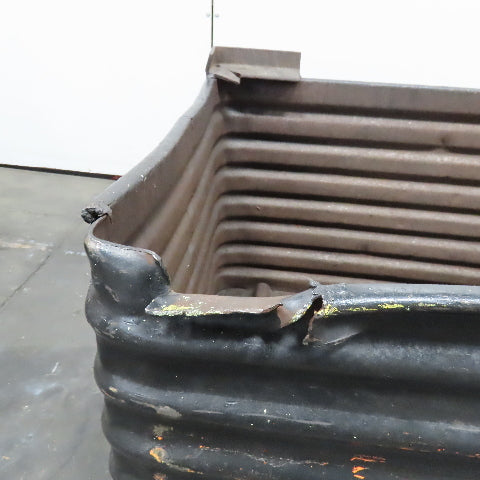 32" x 46" x 24" ID Deep Corrugated Steel Storage Stacking Tote