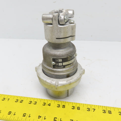 Crouse Hinds APJ3573 5 Pole Electric Plug 600V 250VDC 30A 5W
