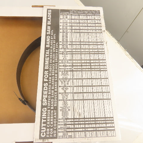 Morse 4255681194 Bi-Metal Bandsaw Blade 9'-11-1/2" L x 1" W x 0.035" Th 6/10 TPI