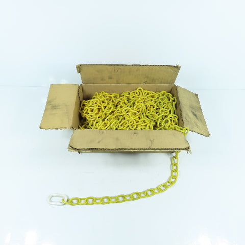 McMasterCarr 10002-100 #3 1" Bulk Yellow Plastic Chain 100' Long