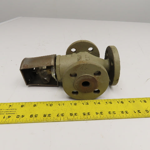 Satchwell ND16 MJF3426 15mm Flange 3 Port Seat Valve