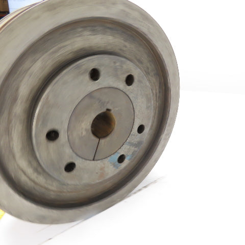 5A10 9 4 L 10-7/8" OD x 3-1/8" Wide 4-Groove V-Belt Pulley 3/8" Bore 2250RPM
