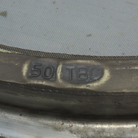 50 TBC 17" OD Fine Mesh Shifting Screen Sieve Stainless Steel 14-3/8" ID