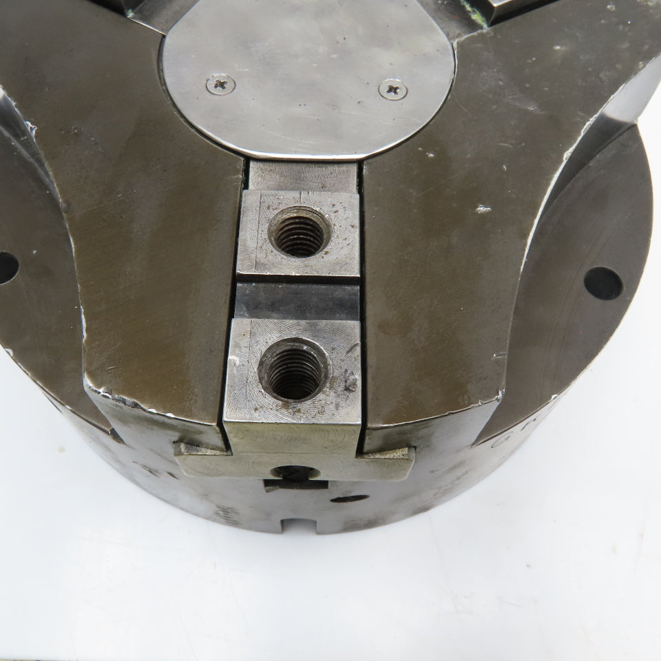 6.345 OD Double Acting Pneumatic Robot Gripper 3/8" Stroke 3 Jaw